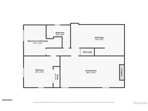 Floorplan - 7809 E Kenyon Ave, Denver, CO 80237 photo 2 of 2