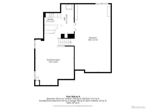 Floorplan - 18216 E Weaver Pl, Aurora, CO 80016 photo 2 of 2