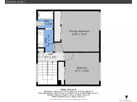Floorplan - 3901 Paseo Del Prado, Boulder, CO 80301 photo 2 of 4