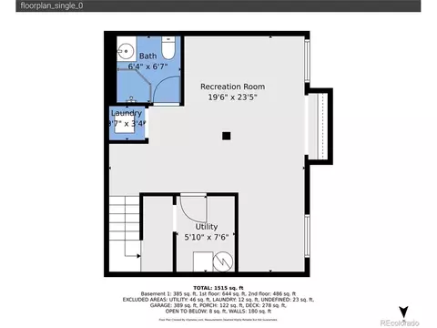 Floorplan - 3901 Paseo Del Prado, Boulder, CO 80301 photo 3 of 4