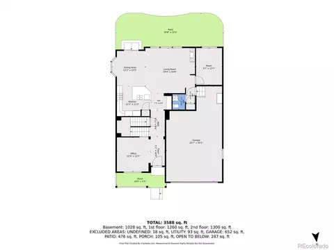 Floorplan - 25481 E Ottawa Dr, Aurora, CO 80016 photo 1 of 3