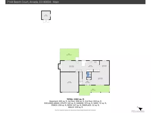 Floorplan - 7144 Beech Ct, Arvada, CO 80004 photo 2 of 4