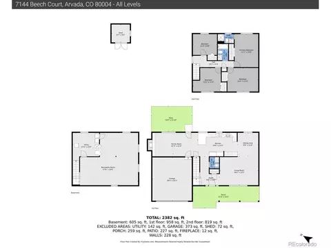 Floorplan - 7144 Beech Ct, Arvada, CO 80004 photo 1 of 4