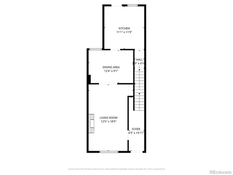 Floorplan - 1902 E 17th Ave, Denver, CO 80206 photo 1 of 3