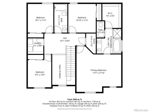 Floorplan - 22389 E Chenango Dr, Aurora, CO 80015 photo 2 of 4