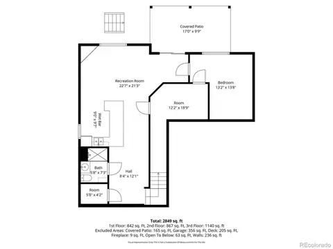 Floorplan - 22389 E Chenango Dr, Aurora, CO 80015 photo 3 of 4