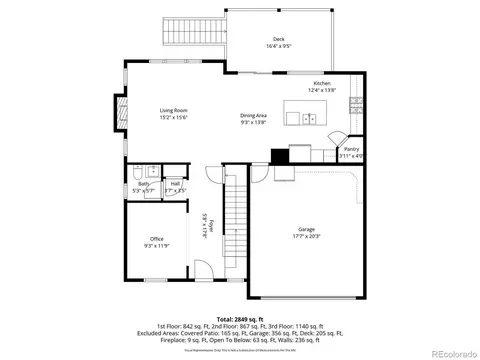 Floorplan - 22389 E Chenango Dr, Aurora, CO 80015 photo 1 of 4