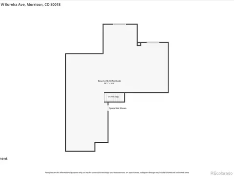 Floorplan - 15682 W Eureka Ave, Morrison, CO 80465 photo 2 of 3