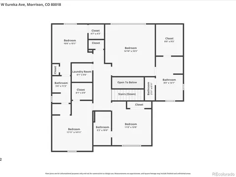 Floorplan - 15682 W Eureka Ave, Morrison, CO 80465 photo 2 of 4