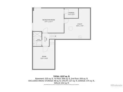 Floorplan - 5801 E 118th Pl, Denver, CO 80233 photo 4 of 4
