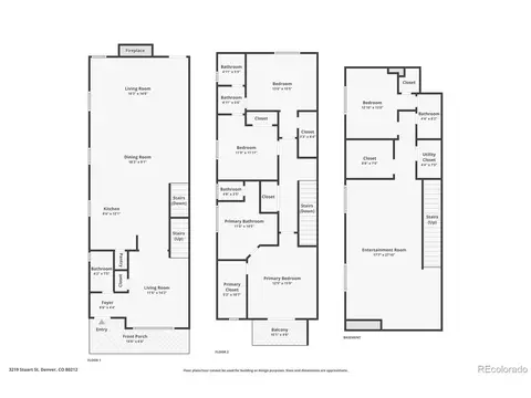 Floorplan - 3219 Stuart St, Denver, CO 80212 photo 3 of 3
