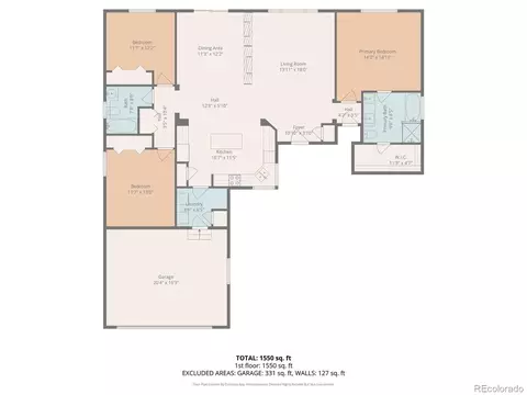 Floorplan - 3649 S Killarney St, Aurora, CO 80013 photo 1 of 1