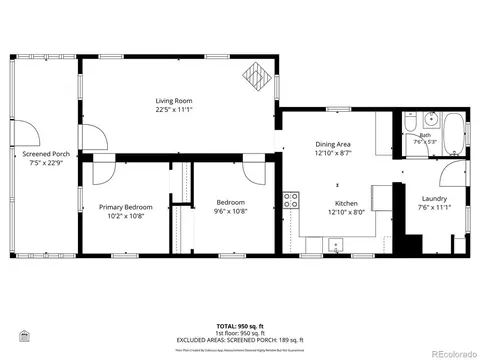 Floorplan - 113 W 6th, Florence, CO 81226 photo 1 of 1