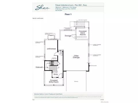 Floorplan - 12124 Octave Ave, Lone Tree, CO 80124 photo 1 of 3