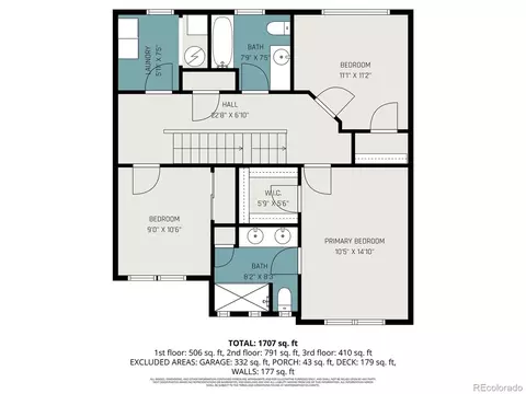 Floorplan - 26309 E Maple Dr, Aurora, CO 80018 photo 2 of 3
