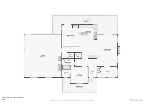 Floorplan - 6895 E 167th Ave, Brighton, CO 80602 photo 2 of 3