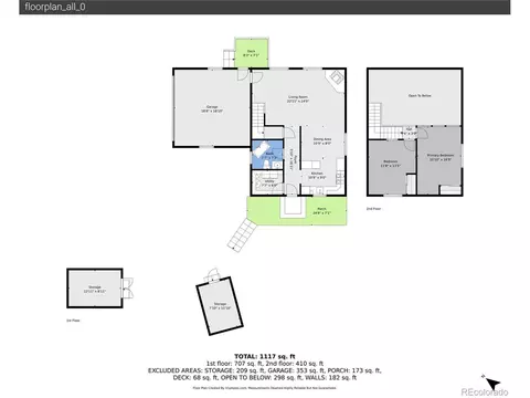 Floorplan - 398 Aspen Dr, Bailey, CO 80421 photo 1 of 1