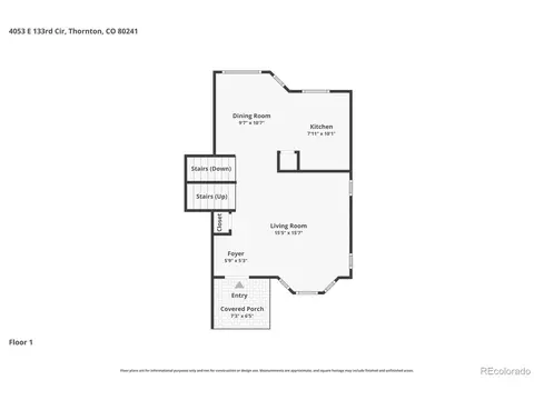 Floorplan - 4053 E 133rd Cir, Thornton, CO 80241 photo 1 of 5