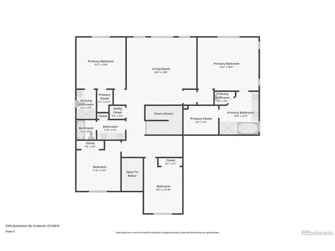 Floorplan - 3405 Quicksilver Rd, Frederick, CO 80516 photo 3 of 4