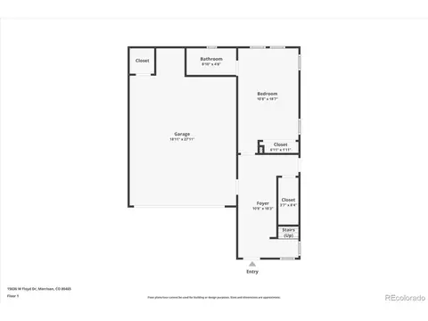 Floorplan - 15636 W Floyd Dr, Morrison, CO 80465 photo 1 of 4