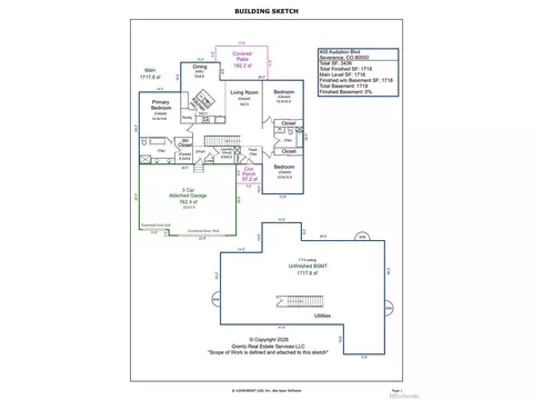 Floorplan - 405 Audubon Blvd, Severance, CO 80550 photo 1 of 1