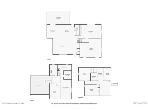 Floorplan - 3100 E Mexico Ave, Denver, CO 80210 photo 4 of 4