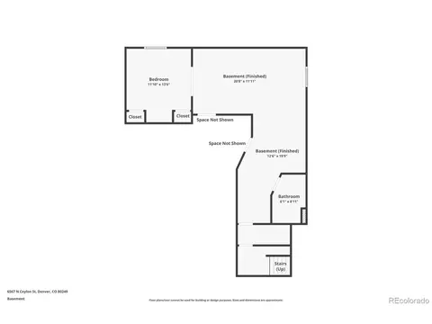 Floorplan - 6567 N Ceylon St, Denver, CO 80249 photo 1 of 3