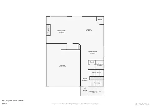 Floorplan - 6567 N Ceylon St, Denver, CO 80249 photo 2 of 3