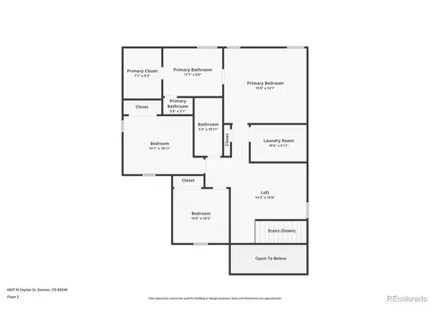 Floorplan - 6567 N Ceylon St, Denver, CO 80249 photo 3 of 3