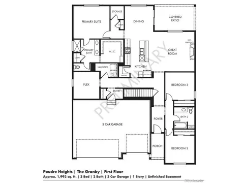 Floorplan - 1614 Nathan River Dr, Windsor, CO 80550 photo 1 of 2