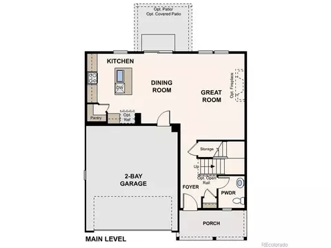 Floorplan - 22687 E 47th Pl, Aurora, CO 80019 photo 1 of 3