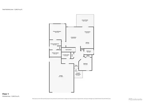Floorplan - 4112 Florence Ave, Evans, CO 80620 photo 2 of 3