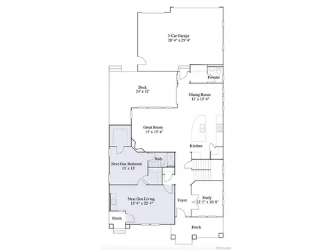 Floorplan - 9989 E 62nd Ave, Denver, CO 80238 photo 1 of 2