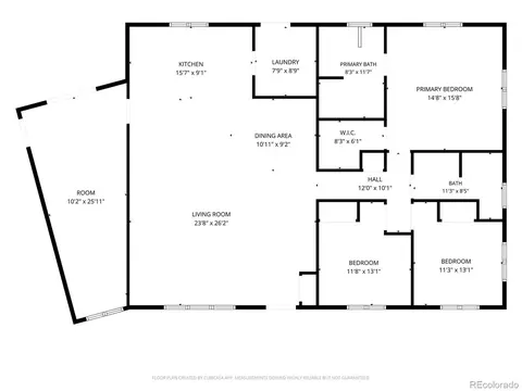 Floorplan - 1591 Marshall Rd, Boulder, CO 80305 photo 1 of 1