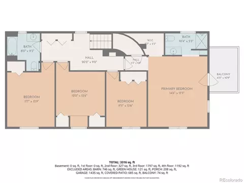 Floorplan - 2400 County Road 43, Bailey, CO 80421 photo 2 of 2