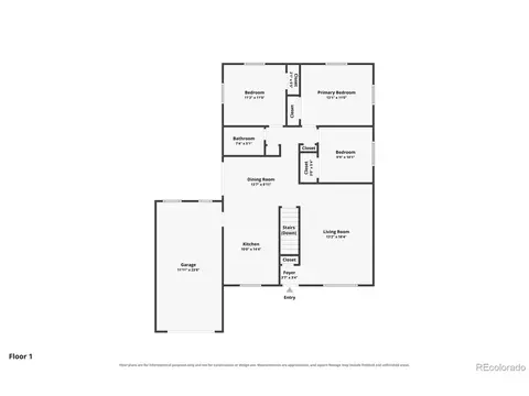Floorplan - 14153 E 25th Pl, Aurora, CO 80011 photo 2 of 3