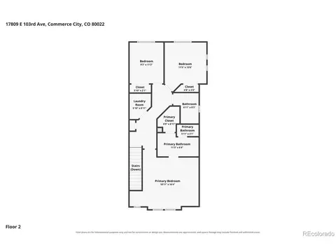 Floorplan - 17809 E 103rd Ave, Commerce City, CO 80022 photo 3 of 3