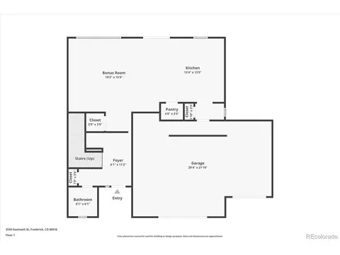Floorplan - 3530 Sawtooth St, Erie, CO 80516 photo 1 of 3