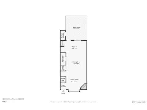 Floorplan - 4020 E 94th Ave #B, Thornton, CO 80229 photo 1 of 3