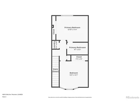 Floorplan - 4020 E 94th Ave #B, Thornton, CO 80229 photo 2 of 3