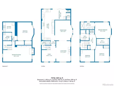 Floorplan - 2230 N Cherry St, Denver, CO 80207 photo 1 of 1