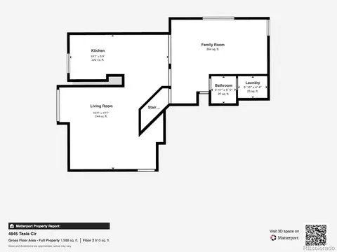 Floorplan - 4945 Tesla Cir, Boulder, CO 80301 photo 2 of 3