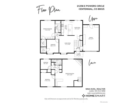 Floorplan - 21256 E Powers Cir, Centennial, CO 80015 photo 1 of 1