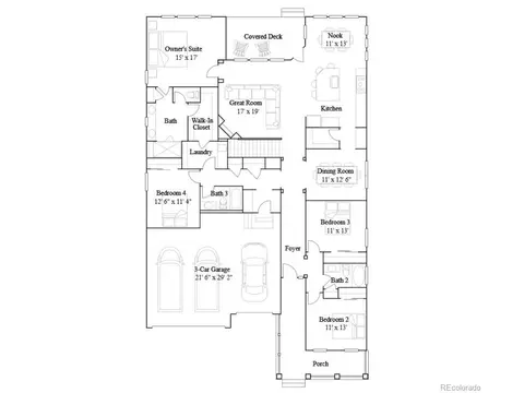 Floorplan - 24555 E Kettle Ct, Aurora, CO 80016 photo 1 of 1