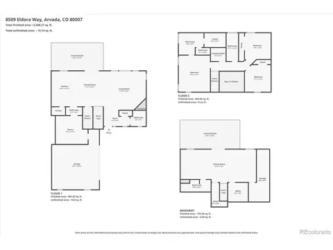 Floorplan - 8509 Eldora Way, Arvada, CO 80007 photo 1 of 4