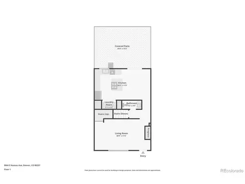 Floorplan - 9044 E Nassau Ave, Denver, CO 80237 photo 2 of 4