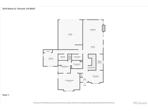 Floorplan - 3674 Watts St, Timnath, CO 80547 photo 3 of 3