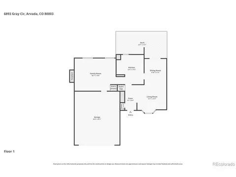 Floorplan - 6893 Gray Cir, Arvada, CO 80003 photo 2 of 3
