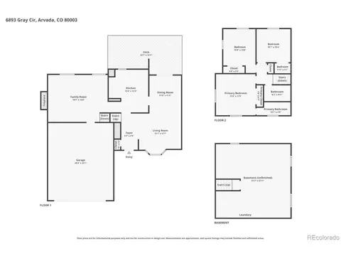 Floorplan - 6893 Gray Cir, Arvada, CO 80003 photo 1 of 3