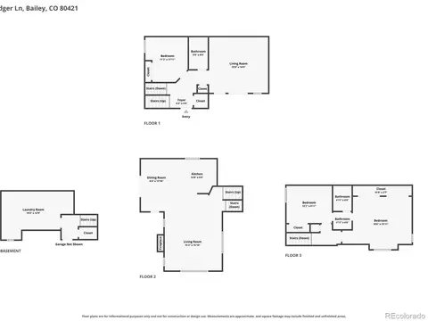 Floorplan - 74 Badger Ln, Bailey, CO 80421 photo 4 of 4